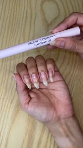 Radiant Cosmetics Nail Growth Oil 3ml Nail Strengthener Cuticle Oil for Nails Moisturize Strengthen Nail Care Oil