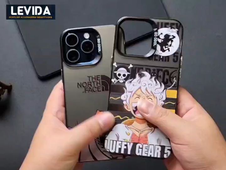 Silicone Case Casing Imd Case Hologram The North Face / Softcase One Piece Luffy Gear 5 for Infinix Smart 8 Infinix Smart 8 Pro Infinix Smart 6 Plus Infinix Note 30 Pro