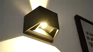 LED Outdoor Solar Lights Up And Down Lighting Wall Lamp Garden Decor Outdoor Solar Spotlights Solar Powered Sunlight Wall Light