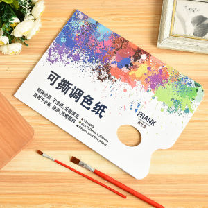 Artist Disposable Tear-Off Palette Paper Paint Palette Paper Pad for Artist Gouache Acrylic Oil Painting Watercolor Art Supplies