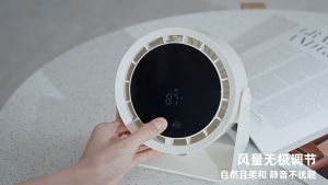 S31 mini portable table Electric fan without blades turbine rechargeable fan air circulation kitchen wall mount desktop