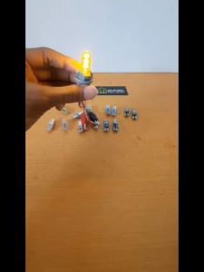 (2 Pcs) Lampu LED Sein Lampu Sen Senja Motor & Mobil T10 Jelly 6 Mata Flash Kedip Kedip Lampu Kota