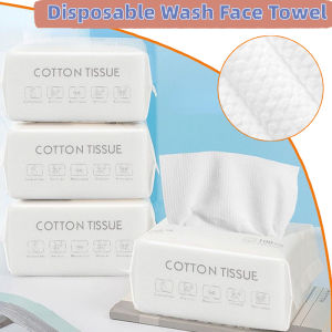 Wet And Dry face wash towel Cotton Soft Disposable Portable travel Makeup Towel Makeup Remover Cotton Safer to Use