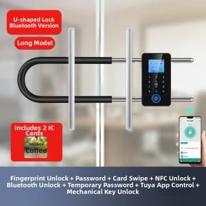 FALEISTON | Fingerprint Smart Lock U-Shaped Padlock