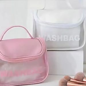 BabyShop-T52 Tas Kosmetik Washbag Transparan Portable Multifungsi / Tas Make Up Waterproof