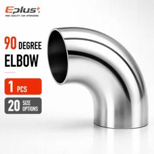 1 CÁI 90 Độ Thép Không Gỉ Đa Năng Ống Khuỷu Tay Được Đánh Bóng Hàn-Trên Lắp Cho Ống Xả Ô Tô Công Nghiệp Đường Ống Cong Ống
