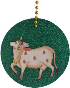 Pichwai cow Wall Hanging Decoration / Indian Decoration / Lotus Wall Hanging Decoration
