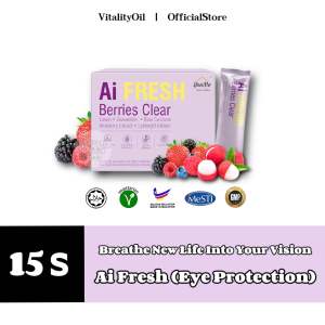 YouMe Ai Fresh Berries Clear(Eye Protection) 15Sachets Ai Fresh护眼 Product of Malaysia @Exp 04/27
