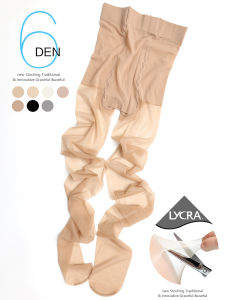 ถุงน่อง T-crotch ที่มองไม่เห็น 6d บางเฉียบ