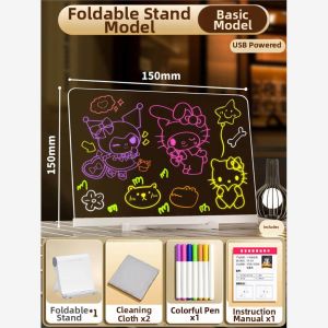 JIEBITU | Glowing Transparent Erasable Drawing Board
