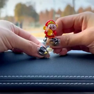 Set 6 Ông Thần Tài Mini Lò Xo Lắc Lư Trang Trí Taplo Ô Tô – Mang Lại May Mắn & Tài Lộc