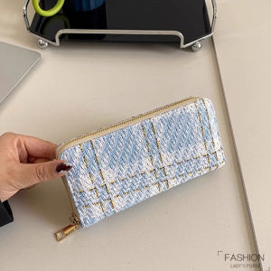 New 2025 Large Capacity Ladies Wallet Fashionable Zipper Handbag Multi-Card Slot Mobile Phone Bag Long Money Clip