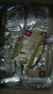 Túi Y Tế Chiến Thuật Molle - Bộ Dụng Cụ Sơ Cứu Cho Hoạt Động Ngoài Trời Xe Hơi Cắm Trại Đi Bộ Đường Dài Sinh Tồn Gói Dụng Cụ EMT Săn Bắn