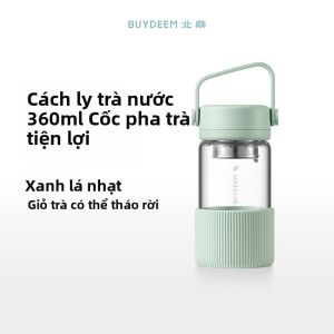 BUYDEEM | Ly Uống Nước Pha Trà Tách Lớp Di Động