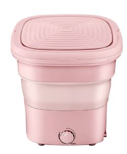 Portable Foldable Collapsible Washing Machine Clothes Shoes Travel Mini Drying Basket Brush Mesin Basuh Pakaian Baju