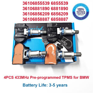 for BMW F20 F30 X5 X6 F15 Mini Cooper F56 F54 F60 R56 Alpina 433MHZ TPMS 36106855539 36106881891 36106856209 36106881890 6855539