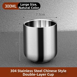 WEIMEIYUAN | Childrens Stainless Steel Anti-scald Fall-proof Cup