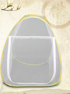 Portable Folding Zen Meditation Mosquito Net Outdoor Camping Tent Single Person Automatic Installation Mesh Material All Seasons