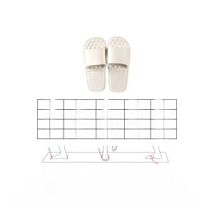 Travel Portable Folding Summer Bathroom Anti-Slip Couple Slippers EVA Casual Style for Men And Women New Model Home Cotton Slippers