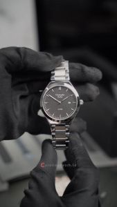 Jam Tangan Pria Christophe Arden CA 2002 MDBSSBA Black Dial Silver Stainless Steel Strap