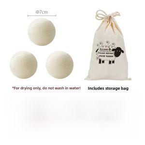 Large 7cm Wool Dryer Balls for Quick Drying Clothes Anti-tangle Laundry Balls to Remove Wrinkles from Clothes