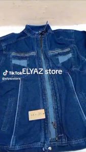 JAKET JEANS DENIM PRIA ZIPPER JAKET SLETING TERBARU DENIM