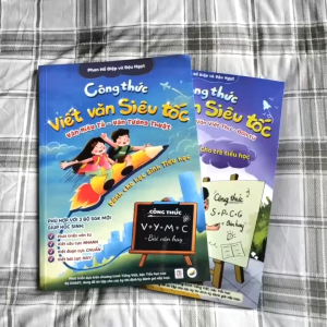 Sách in màu- Công thức Viết văn Siêu tốc ( Combo 2 Quyển )- dành cho bậc Tiểu học