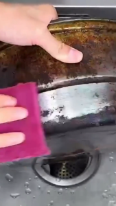 Miếng cọ rửa đa năng chà vết cháy Nồi Xoong Chảo vết ố gạch men bếp chà vết rỉ sét Kim loại