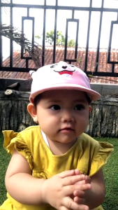 Topi Bayi Pikachu Laki-Laki Perempuan Lucu Usia 1 Bulan - 3 Tahun Bisa Bordir Nama