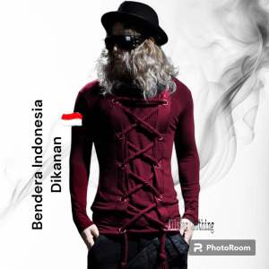 Allstar - Kaos O Neck Lengan Panjang Tali Indonesia Distro / Kaos Style Pria / Kaos Casual Pria Keren / Kaos Metal Pria / Kaos Pria Keren / Kaos Bertali Pria / Kaos Pria Keren / Kaos Casual Pria / Kaos Top Pria / Kaos Viral Tiktok