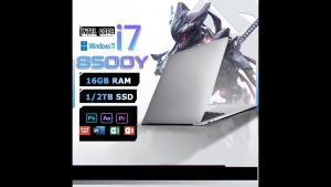 【รับประกัน 3 ปี + ซีโอดี】ใหม่15.6 "Windows 11 Pro แล็ปท็อปคอมพิวเตอร์ Intel 8500Y i7 16GB + 1TB แล็ปท็อปสำนักงานคอมพิวเตอร์ปลดล็อคลายนิ้วมือโน๊ตบุ๊ค