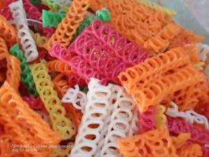 kerupuk rante mentah / kerupuk amoy rante