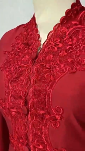 Kebaya Encim Modern Bordir Elegan Bahan Mikro Premium - Atasan Wanita Motif Bordir