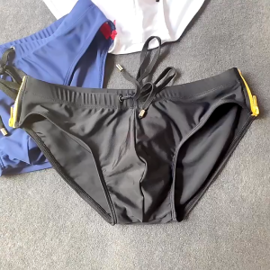 🇲🇾 Ready stock ~ Side Open Zipper Swim Brief for Men swimming trunks #UXH079