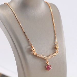 Hyl Jewelry 338N Kalung Titanium Wanita Karat Emas Silver Asli Panjang Muda Dan Anti Luntur