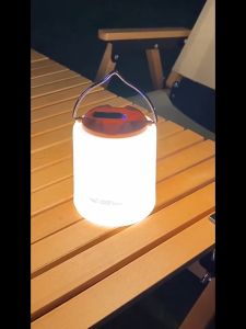 KAISER ไฟตะเกียงแค้มปิ้งไฟแคมป์ปิ้ง 20ชั่วโมง ย้อนยุค 1200mAh/2400mAh โคมไฟ LED แบบพกพา Type-C กันน้ำ ชาร์จไฟได้