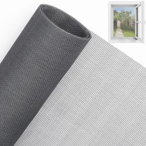 Fiberglas Window Screen Mesh Fly Screen Mesh for Covering Windows and Doors Fine Mesh Keep Flies Mosquitoes Bugs Insects Out