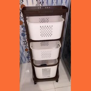Laundry Basket Rak Keranjang Baju Kotor MPTL TABITHA Murah Original Keranjang Baju Serbaguna Minimalis