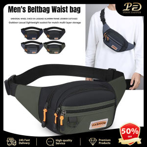 2025 Fashion simple Sports Waist Bag Beltbag for men Crossbody Bag waist bag Mens black Waterproof