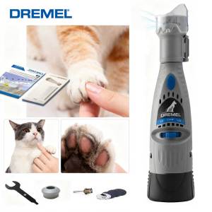 Dremel Dog Nail Grinders Painless Battery Powered Pet Nail Clippers Electric Dog Cat Paws Nail Grooming Trimmer Tools