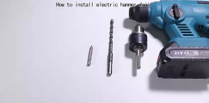 1000W 8600IMP Rechargeable Brushless Cordless Rotary Hammer Drill Electric Hammer Impact drill screw concrete drilling wall power tools