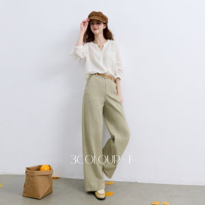 3COLOUR·S | Cotton Slimming Trousers