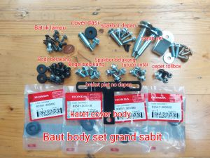 Baut Body Set Honda Astrea Grand Sabit Muda Original