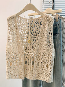 AIYITI | Summer Large Size French Lace Sequin Vest