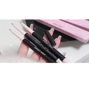 Bút kẻ bọng mắt 2 đầu Vẽ nhũ mắt bắt sáng hightlight siêu tự nhiên Nằm Silkworm Bút-HAUSE