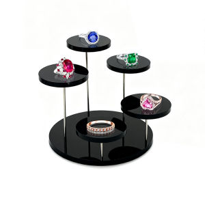 Cupcake Stand Acrylic Perfume Display Stand Jewelry Cake Dessert Rack Party Decor Desktop Vertical Storage Rack