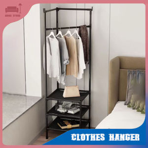 Floor Standing Clothes Hanger Detachable Clothes Hanger Multi-layer Corner Style Coat Rack Corner Clothes Rack Household Items