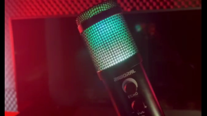 USB Microphone Gaming Microphone with Adjustable Boom Arm RGB Condenser Mic Kit Plug & Play Studio Recording Microphone for Smartphone Laptop Ps4 Ps5