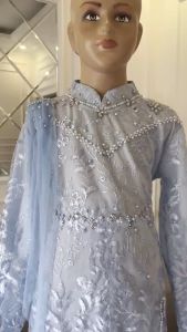 Kebaya Anak Perempuan Brokat Tile Slayer Mutiara Inara Seragam Pesta Wisuda TK SD Usia 5 - 12 Tahun
