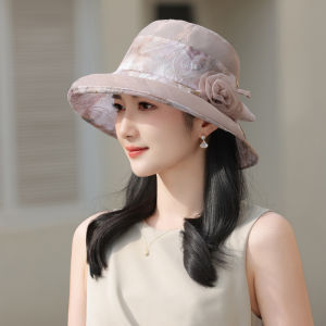 Mũ Đi Biển Thời Trang Cho Nữ 2025 Mũ Đi Biển Tròn Thanh Lịch Có Viền Rộng Che Nắng Mũ Đi Biển Mùa Xuân Hè Du Lịch